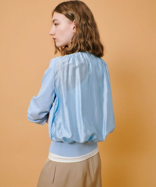 allureville / アルアバイル カーディガン・ボレロ | 布帛コンビニットブルゾン | 詳細11