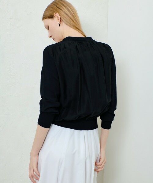 allureville / アルアバイル カーディガン・ボレロ | 布帛コンビニットブルゾン | 詳細17