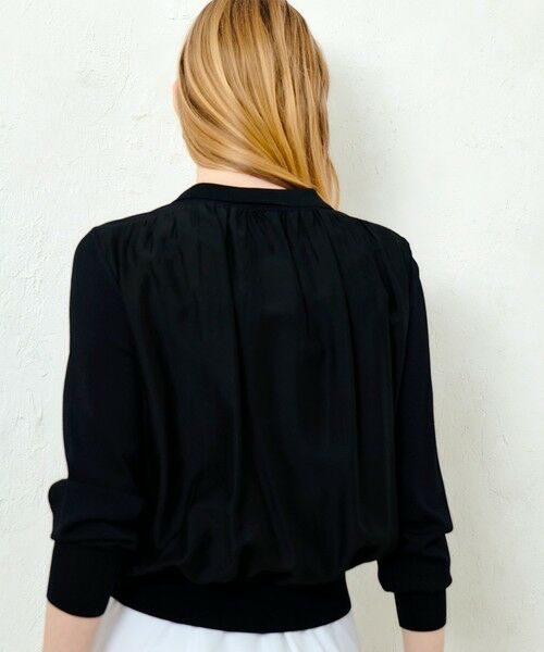 allureville / アルアバイル カーディガン・ボレロ | 布帛コンビニットブルゾン | 詳細18