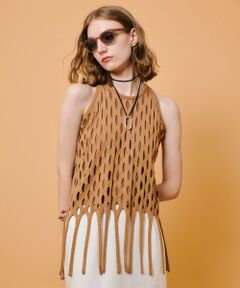 allureville / アルアバイル ニット・セーター | ハンモックフリンジプルオーバー