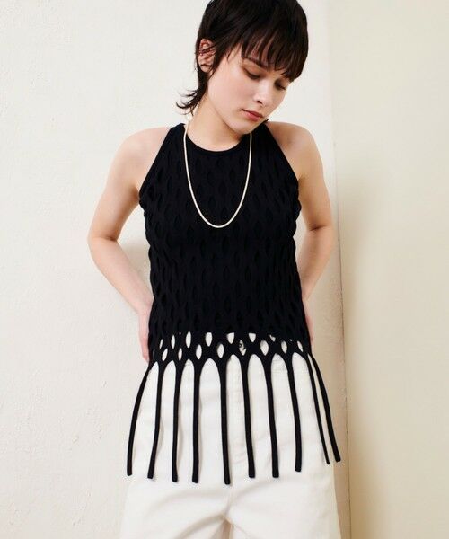 allureville / アルアバイル ニット・セーター | ハンモックフリンジプルオーバー | 詳細18