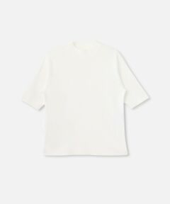 allureville / アルアバイル ニット・セーター | ◇総針モックネック5分袖プルオーバー