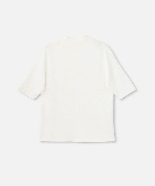 allureville / アルアバイル ニット・セーター | ◇総針モックネック5分袖プルオーバー | 詳細1