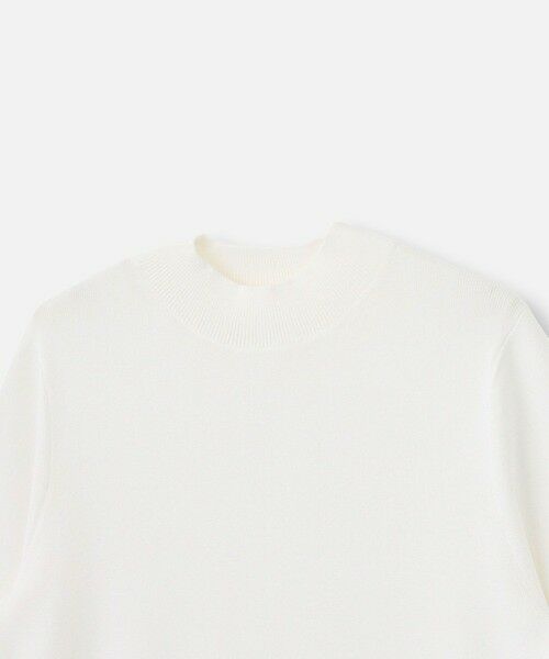 allureville / アルアバイル ニット・セーター | ◇総針モックネック5分袖プルオーバー | 詳細2