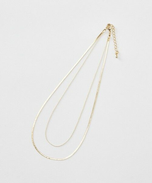 allureville / アルアバイル ネックレス・ペンダント・チョーカー | レイヤードチェーンネックレス(ゴールド (30))