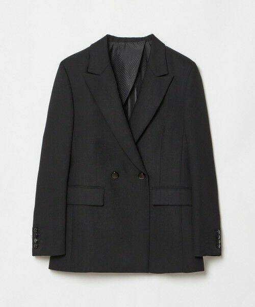 allureville / アルアバイル テーラードジャケット | 【LOULOU WILLOUGHBY】マットオックスダブルジャケット | 詳細4