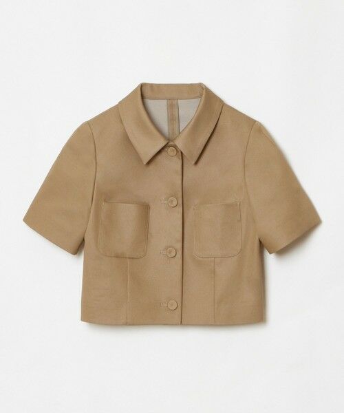 allureville / アルアバイル テーラードジャケット | 【LOULOU WILLOUGHBY】シャンブレー半袖ジャケット | 詳細16