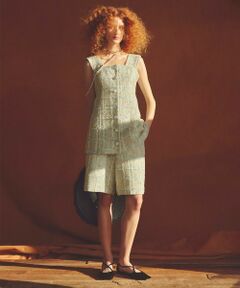 allureville / アルアバイル ショート・ハーフ・半端丈パンツ | 【LOULOU WILLOUGHBY】LINTONツイードハーフパンツ