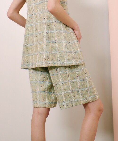 allureville / アルアバイル ショート・ハーフ・半端丈パンツ | 【LOULOU WILLOUGHBY】LINTONツイードハーフパンツ | 詳細2