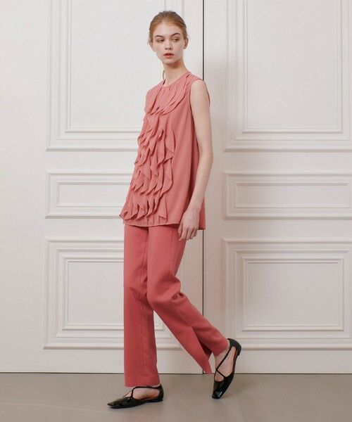 allureville / アルアバイル チノ・ワークパンツ | 【LOULOU WILLOUGHBY】ダブルクロススリムパンツ | 詳細5