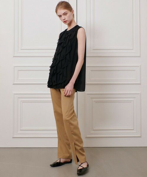 allureville / アルアバイル チノ・ワークパンツ | 【LOULOU WILLOUGHBY】ダブルクロススリムパンツ | 詳細12