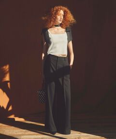 allureville / アルアバイル その他パンツ | 【LOULOU WILLOUGHBY】タックステッチワイドパンツ