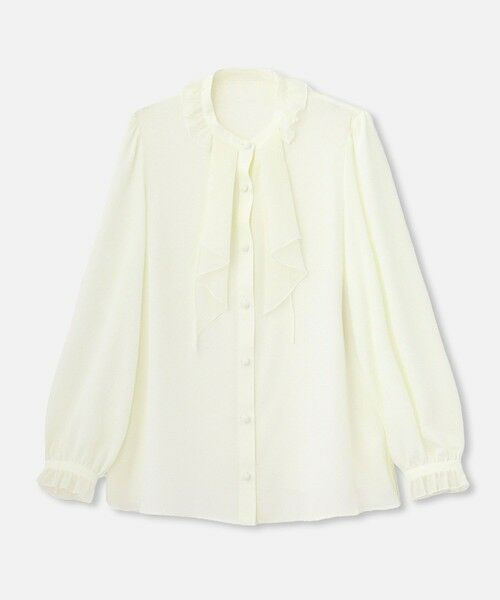 allureville / アルアバイル シャツ・ブラウス | 【LOULOU WILLOUGHBY】ヨーリューフリルタイブラウス | 詳細2