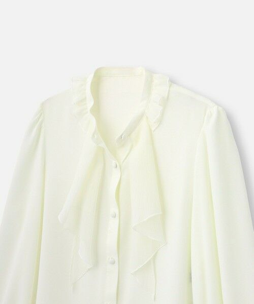 allureville / アルアバイル シャツ・ブラウス | 【LOULOU WILLOUGHBY】ヨーリューフリルタイブラウス | 詳細3