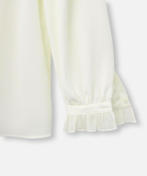 allureville / アルアバイル シャツ・ブラウス | 【LOULOU WILLOUGHBY】ヨーリューフリルタイブラウス | 詳細5