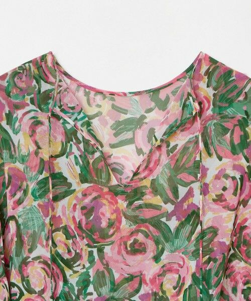 allureville / アルアバイル シャツ・ブラウス | 【LOULOU WILLOUGHBY】SPRINTEXフラワープリントフリルブラウス | 詳細13