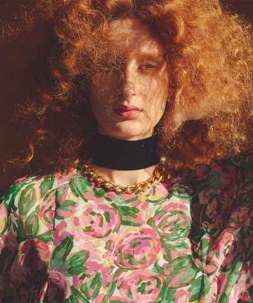 allureville / アルアバイル シャツ・ブラウス | 【LOULOU WILLOUGHBY】SPRINTEXフラワープリントフリルブラウス（ピンク (41)）