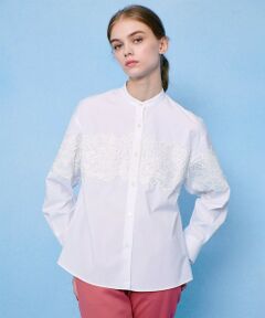 allureville / アルアバイル シャツ・ブラウス | 【LOULOU WILLOUGHBY】フラワーレースシャツ