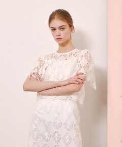 allureville / アルアバイル シャツ・ブラウス | 【LOULOU WILLOUGHBY】タフタシシュウフレアスリーブブラウス