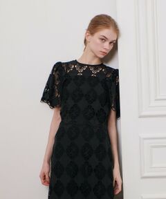 allureville / アルアバイル シャツ・ブラウス | 【LOULOU WILLOUGHBY】タフタシシュウフレアスリーブブラウス