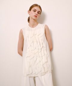 allureville / アルアバイル シャツ・ブラウス | 【LOULOU WILLOUGHBY】シフォンラッフルブラウス