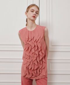 allureville / アルアバイル シャツ・ブラウス | 【LOULOU WILLOUGHBY】シフォンラッフルブラウス