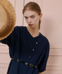 allureville / アルアバイル ロング・マキシ丈ワンピース | 【LOULOU WILLOUGHBY】ヴィンテージオーガンパフワンピース