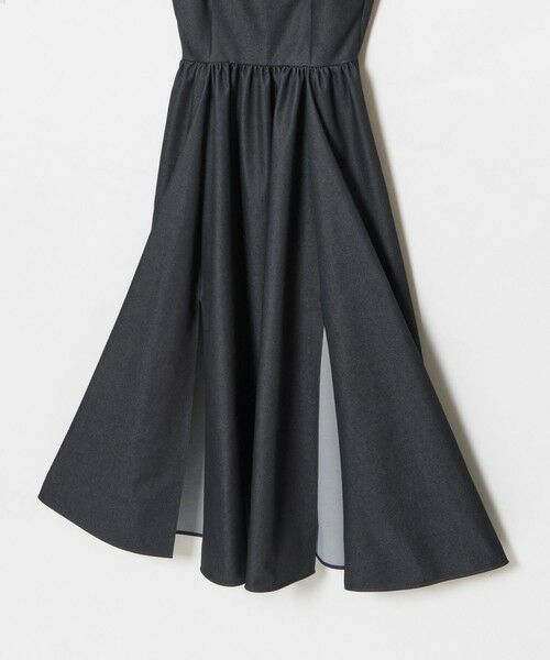 LOULOU WILLOUGHBY】シャンブレーベアワンピース （ロング・マキシ丈