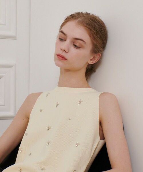 allureville / アルアバイル ミニ丈・ひざ丈ワンピース | 【LOULOU WILLOUGHBY】ジュエルワンピース | 詳細3