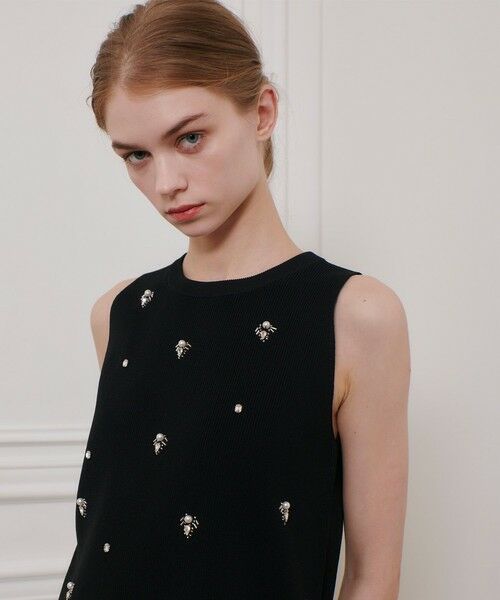 allureville / アルアバイル ミニ丈・ひざ丈ワンピース | 【LOULOU WILLOUGHBY】ジュエルワンピース | 詳細11