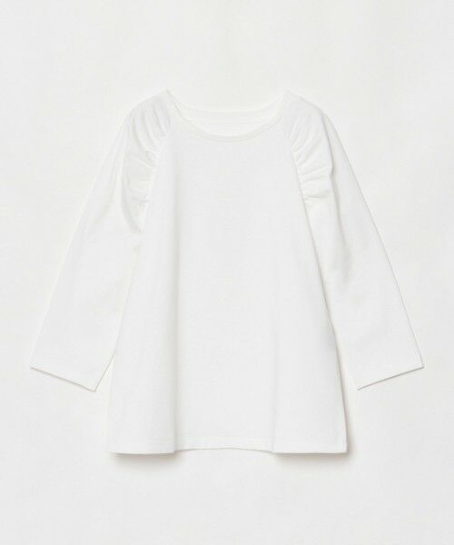 allureville / アルアバイル カットソー | 【LOULOU WILLOUGHBY】ショルダーギャザーロンT | 詳細4