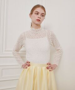 allureville / アルアバイル カットソー | 【LOULOU WILLOUGHBY】リンクルフラワープルオーバー