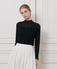 allureville / アルアバイル カットソー | 【LOULOU WILLOUGHBY】リンクルフラワープルオーバー