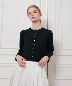 allureville / アルアバイル カーディガン・ボレロ | 【LOULOU WILLOUGHBY】ポンチカーディガン