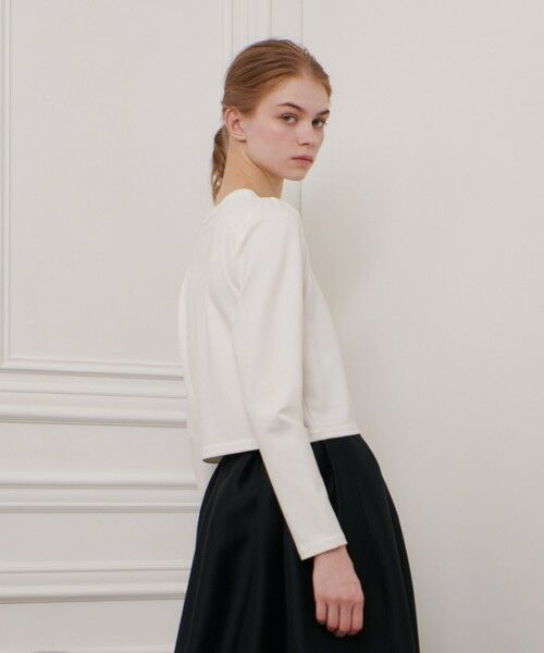 allureville / アルアバイル カーディガン・ボレロ | 【LOULOU WILLOUGHBY】ポンチカーディガン | 詳細2