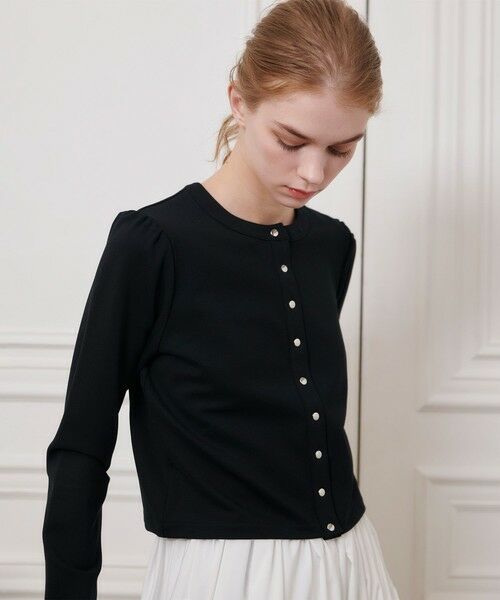allureville / アルアバイル カーディガン・ボレロ | 【LOULOU WILLOUGHBY】ポンチカーディガン | 詳細17