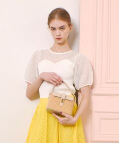 allureville / アルアバイル ニット・セーター | 【LOULOU WILLOUGHBY】レーシーニットビスチェプルオーバー