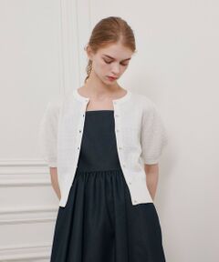 allureville / アルアバイル カーディガン・ボレロ | 【LOULOU WILLOUGHBY】リボンボーダーカーディガン