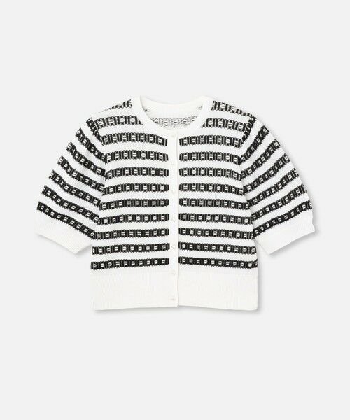 allureville / アルアバイル カーディガン・ボレロ | 【LOULOU WILLOUGHBY】リボンボーダーカーディガン | 詳細24