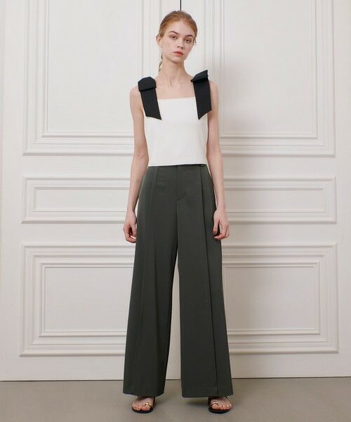 allureville / アルアバイル ニット・セーター | 【LOULOU WILLOUGHBY】ショルダーリボンミニタンクプルオーバー | 詳細6