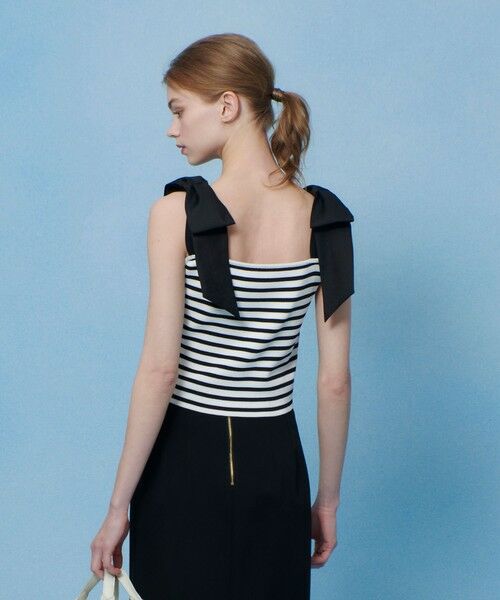 allureville / アルアバイル ニット・セーター | 【LOULOU WILLOUGHBY】ショルダーリボンミニタンクプルオーバー | 詳細26