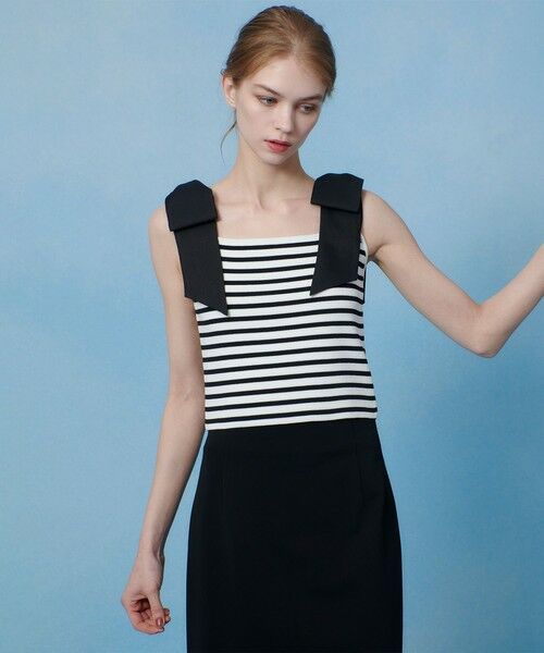 allureville / アルアバイル ニット・セーター | 【LOULOU WILLOUGHBY】ショルダーリボンミニタンクプルオーバー | 詳細28