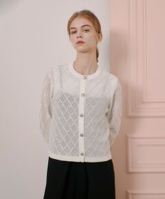 allureville / アルアバイル カーディガン・ボレロ | 【LOULOU WILLOUGHBY】シークインエンブロイダリーカーディガン