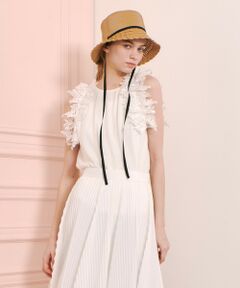 allureville / アルアバイル ニット・セーター | 【LOULOU WILLOUGHBY】アームレースプルオーバー