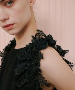 allureville / アルアバイル ニット・セーター | 【LOULOU WILLOUGHBY】アームレースプルオーバー