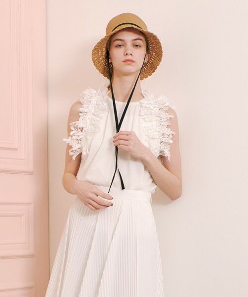 allureville / アルアバイル ニット・セーター | 【LOULOU WILLOUGHBY】アームレースプルオーバー | 詳細1