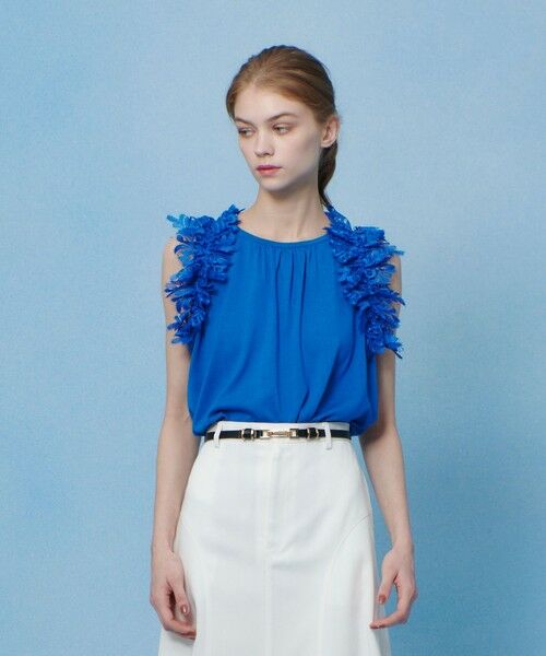 allureville / アルアバイル ニット・セーター | 【LOULOU WILLOUGHBY】アームレースプルオーバー | 詳細8