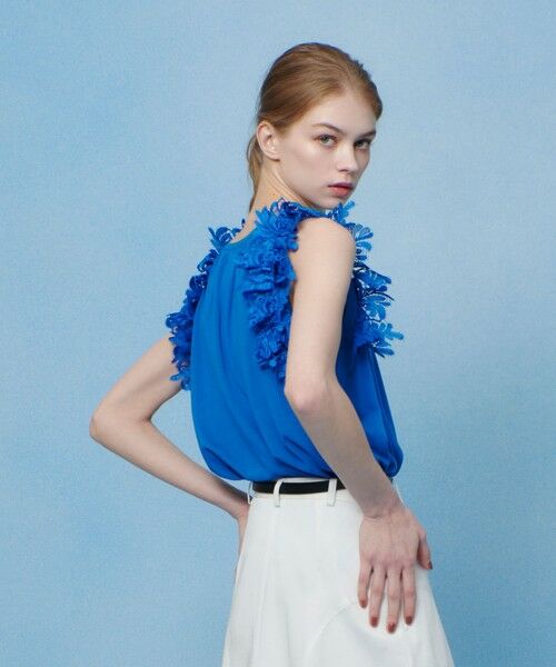 allureville / アルアバイル ニット・セーター | 【LOULOU WILLOUGHBY】アームレースプルオーバー | 詳細10