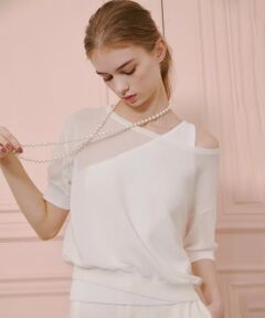 allureville / アルアバイル ニット・セーター | 【LOULOU WILLOUGHBY】ワンショルダーアンサンブル