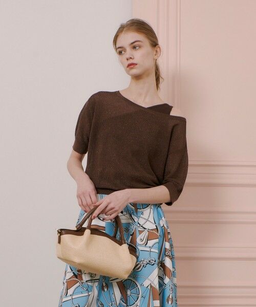 allureville / アルアバイル ニット・セーター | 【LOULOU WILLOUGHBY】ワンショルダーアンサンブル | 詳細11